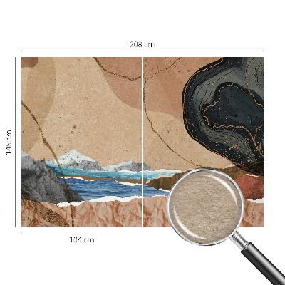 Fototapeta s potlačou na vliese Abstraktná krajina