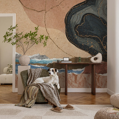 Fototapeta s potlačou na vliese Abstraktná krajina