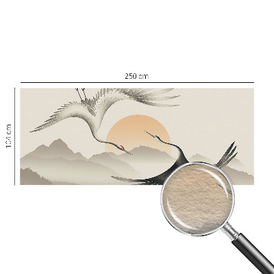 Moderná fototapeta Východné žeriavy