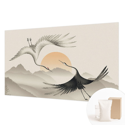 Moderná fototapeta Východné žeriavy