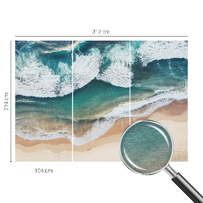 Vliesová fototapeta Morské vlny