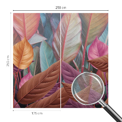 Vliesová tapeta Farebné listy