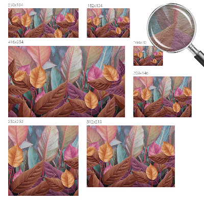 Vliesová tapeta Farebné listy