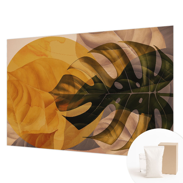 Vliesová tapeta na stenu Abstraktné listy