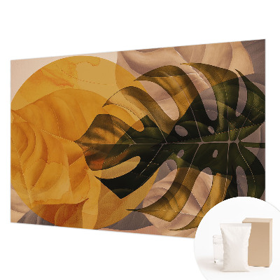 Vliesová tapeta na stenu Abstraktné listy