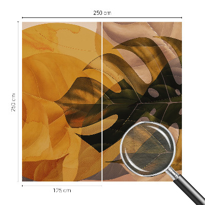 Vliesová tapeta na stenu Abstraktné listy