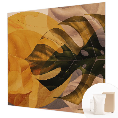 Vliesová tapeta na stenu Abstraktné listy