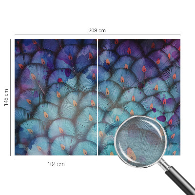 Vliesová fototapeta do obývačky Farebné perie