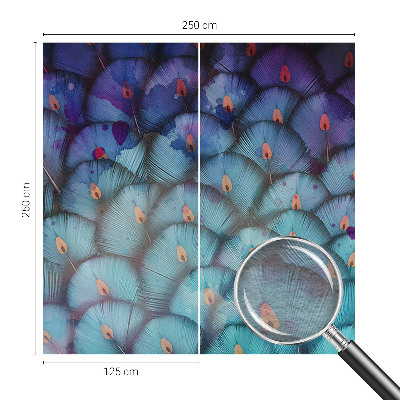 Vliesová fototapeta do obývačky Farebné perie