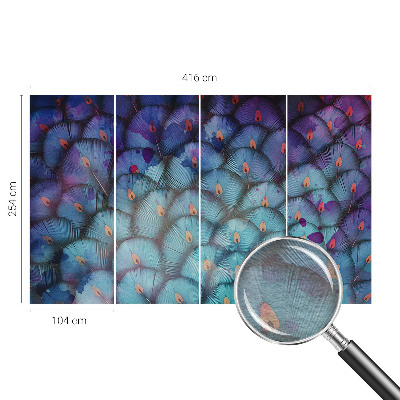 Vliesová fototapeta do obývačky Farebné perie