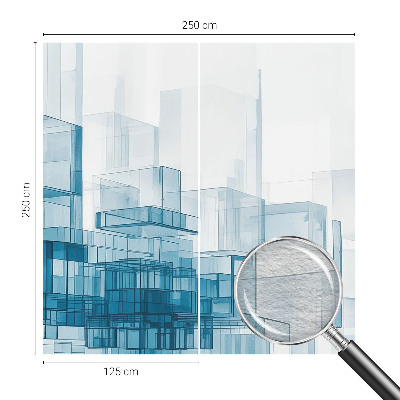 Fototapeta do spálne Priehľadné kocky