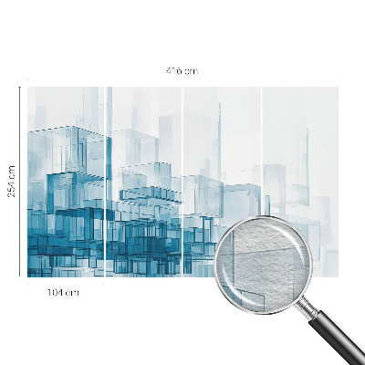 Fototapeta do spálne Priehľadné kocky