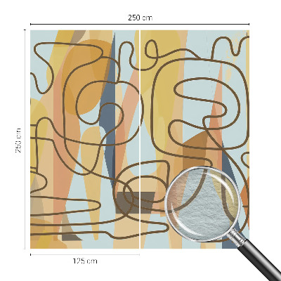 Vliesová fototapeta pre deti Abstraktné tvary