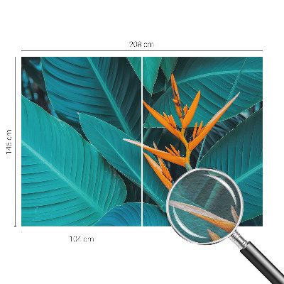 Fotografická tapeta vliesová Listnaté kvety