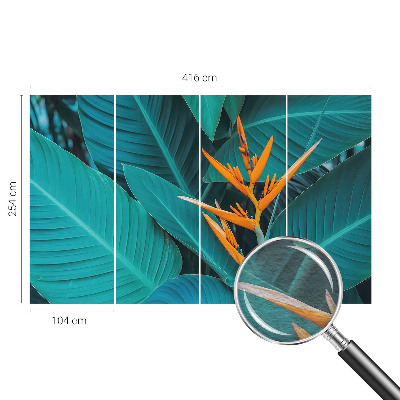 Fotografická tapeta vliesová Listnaté kvety