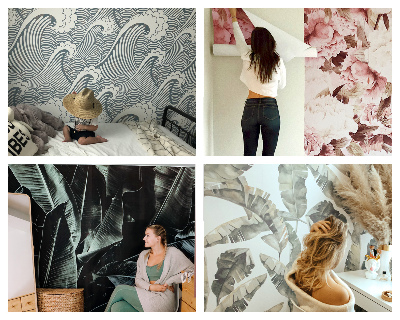 Fotografická tapeta vliesová Listnaté kvety