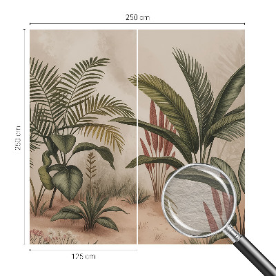 Dekoratívna fototapeta na stenu Rastlinný motív