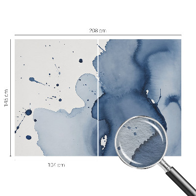 Fotografická tapeta na vliese Námornícka modrá farba