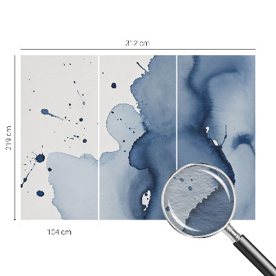 Fotografická tapeta na vliese Námornícka modrá farba