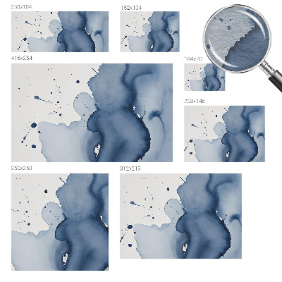 Fotografická tapeta na vliese Námornícka modrá farba