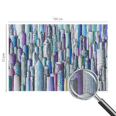 Vliesová fototapeta Mestské mrakodrapy