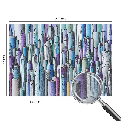 Vliesová fototapeta Mestské mrakodrapy