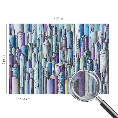 Vliesová fototapeta Mestské mrakodrapy