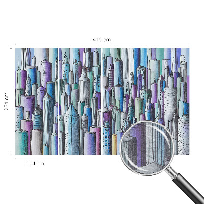 Vliesová fototapeta Mestské mrakodrapy