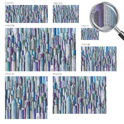 Vliesová fototapeta Mestské mrakodrapy