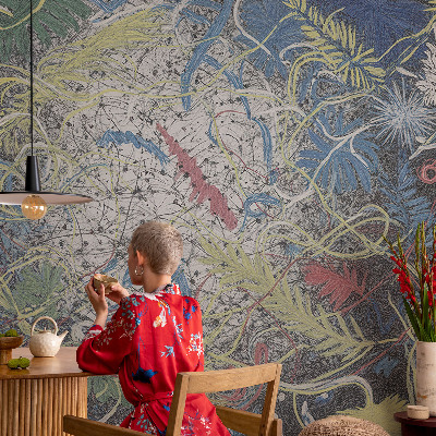 Vliesová fototapeta na stenu Rastlinné víry