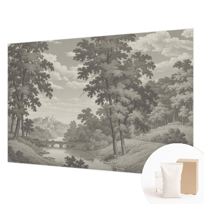 Fototapeta na mieru Hrad a most