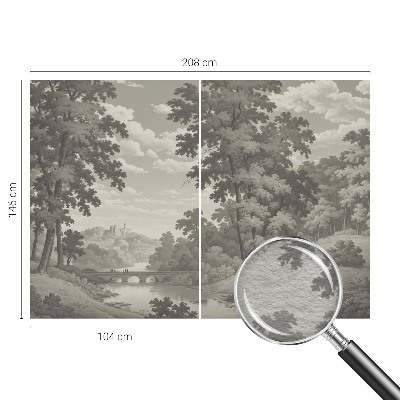 Fototapeta na mieru Hrad a most