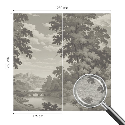 Fototapeta na mieru Hrad a most