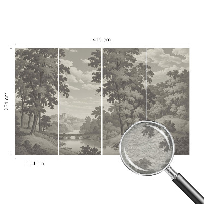 Fototapeta na mieru Hrad a most