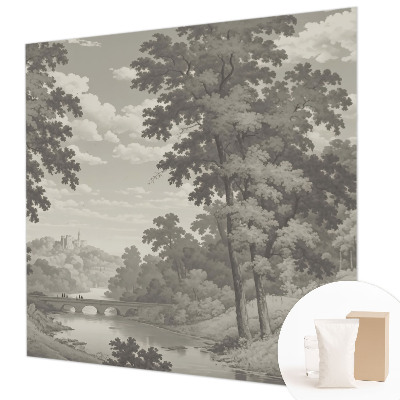 Fototapeta na mieru Hrad a most