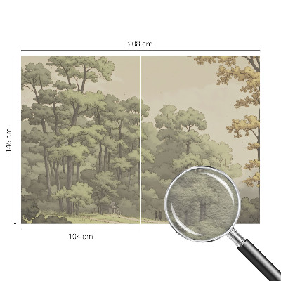 Vliesová tapeta Lesná idylka