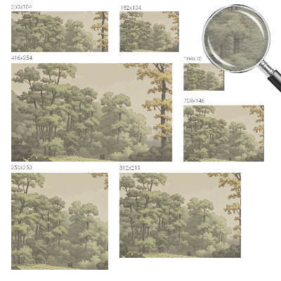 Vliesová tapeta Lesná idylka