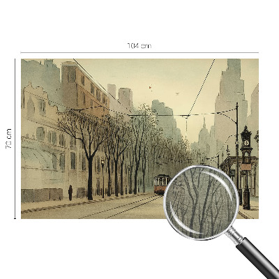 Fototapeta do obývačky Mestská symetria