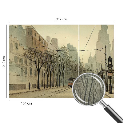 Fototapeta do obývačky Mestská symetria