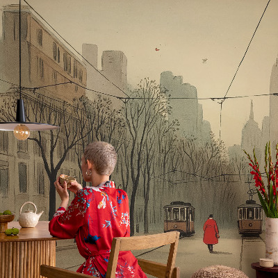 Fototapeta do obývačky Mestská symetria