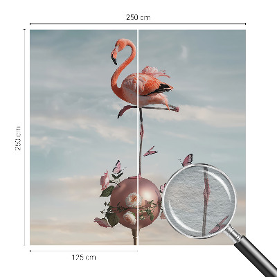 Vliesová tapeta na stenu Elegantný plameniak