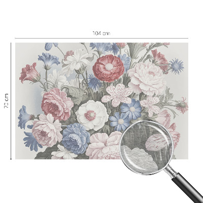 Vliesová fototapeta pre deti Farebná kytica