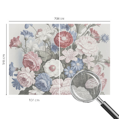 Vliesová fototapeta pre deti Farebná kytica