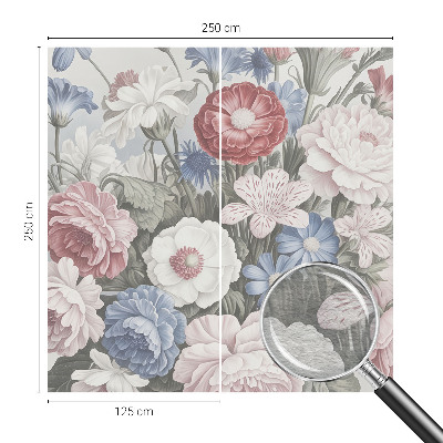 Vliesová fototapeta pre deti Farebná kytica