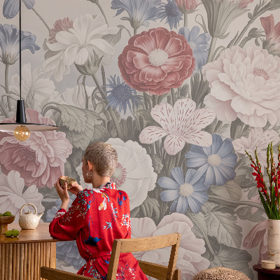 Vliesová fototapeta pre deti Farebná kytica