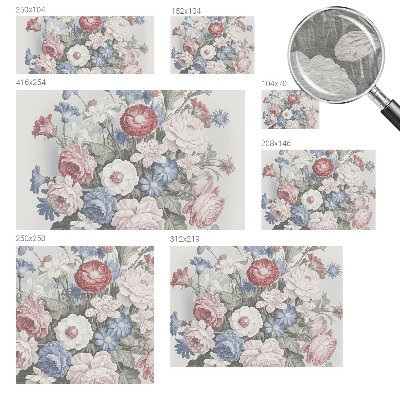 Vliesová fototapeta pre deti Farebná kytica