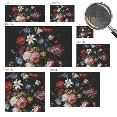 Moderná fototapeta na mieru Kvety s hmyzom