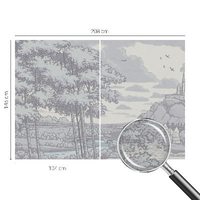 Moderná fototapeta Rozprávková krajina