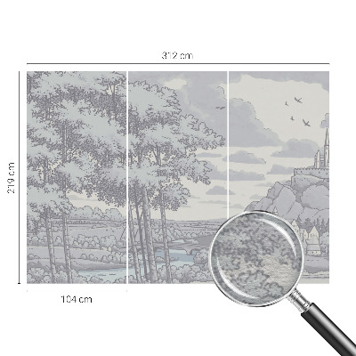 Moderná fototapeta Rozprávková krajina