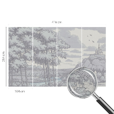 Moderná fototapeta Rozprávková krajina